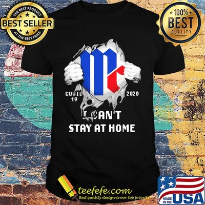 Blood insides mccormick covid-19 2020 I can't stay at home shirt