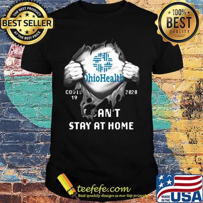 Blood insides ohio health covid-19 2020 i can't stay at home shirt