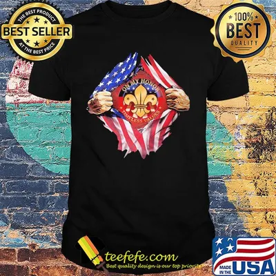 Blood insides on my honor timeless values american flag independence day shirt