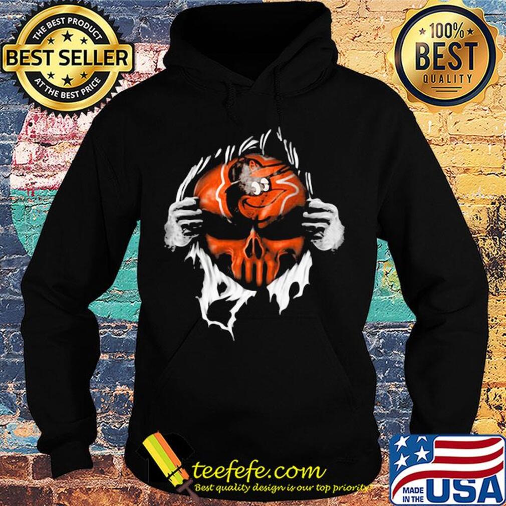 Blood insides skull baltimore orioles baseball s Hoodie Blood insides skull baltimore orioles baseball s Hoodie
