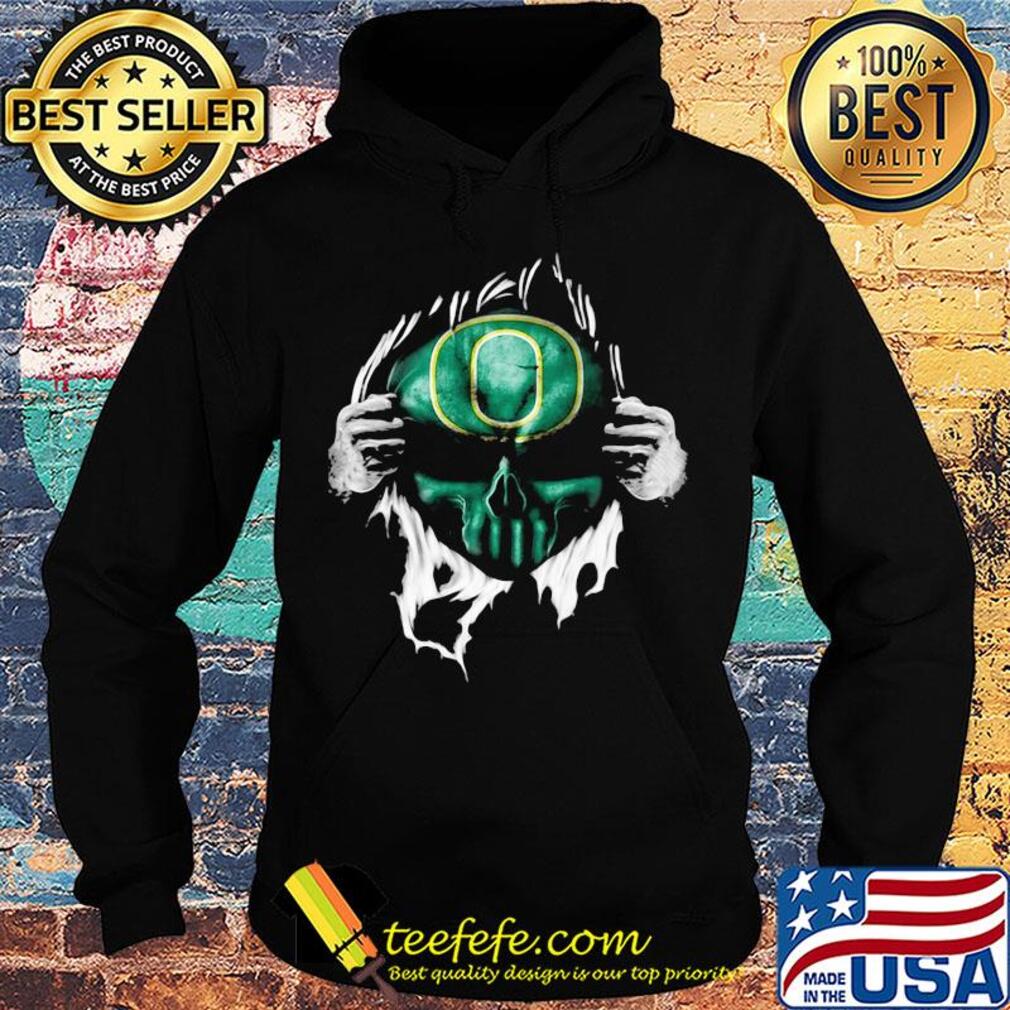 Blood insides skull oregon ducks s Hoodie Blood insides skull oregon ducks s Hoodie