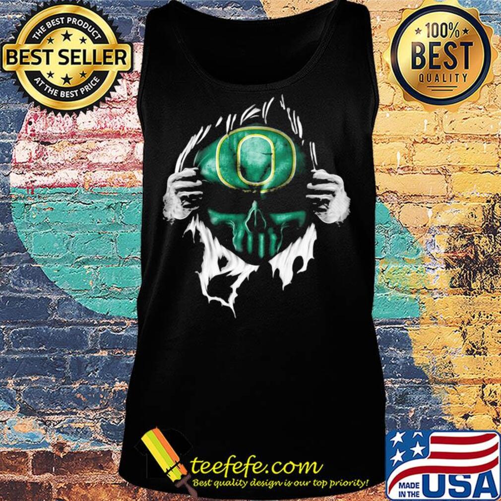Blood insides skull oregon ducks s Tank top Blood insides skull oregon ducks s Tank top