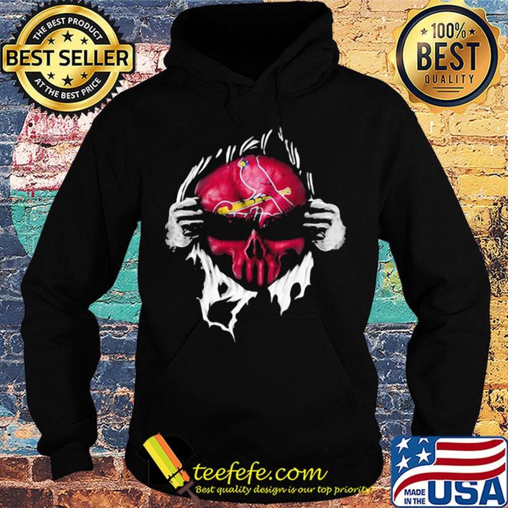 Blood insides skull st. Louis cardinals baseball s Hoodie Blood insides skull st. Louis cardinals baseball s Hoodie