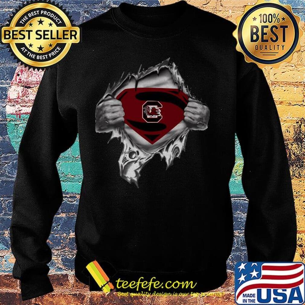 Blood insides superman craftique south carolina s Sweater Blood insides superman craftique south carolina s Sweater