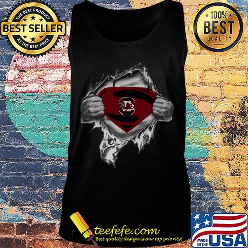 Blood insides superman craftique south carolina s Tank top Blood insides superman craftique south carolina s Tank top
