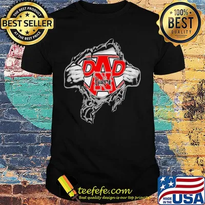 Blood insides superman nebraska cornhuskers football shirt