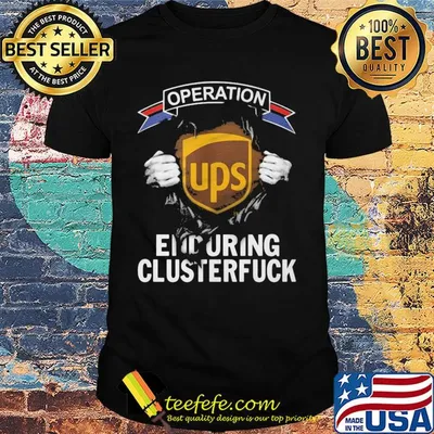 Blood insides ups operation covid-19 2020 enduring clusterfuck shirt