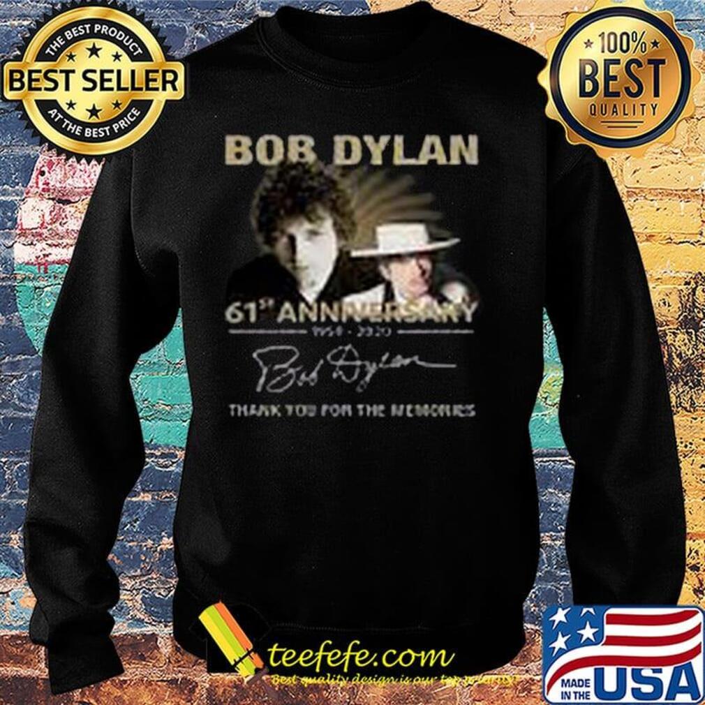 Bob dylan 61st anniversary 1959 2020 thank you for the memories light signature s Sweater Bob dylan 61st anniversary 1959 2020 thank you for the memories light signature s Sweater
