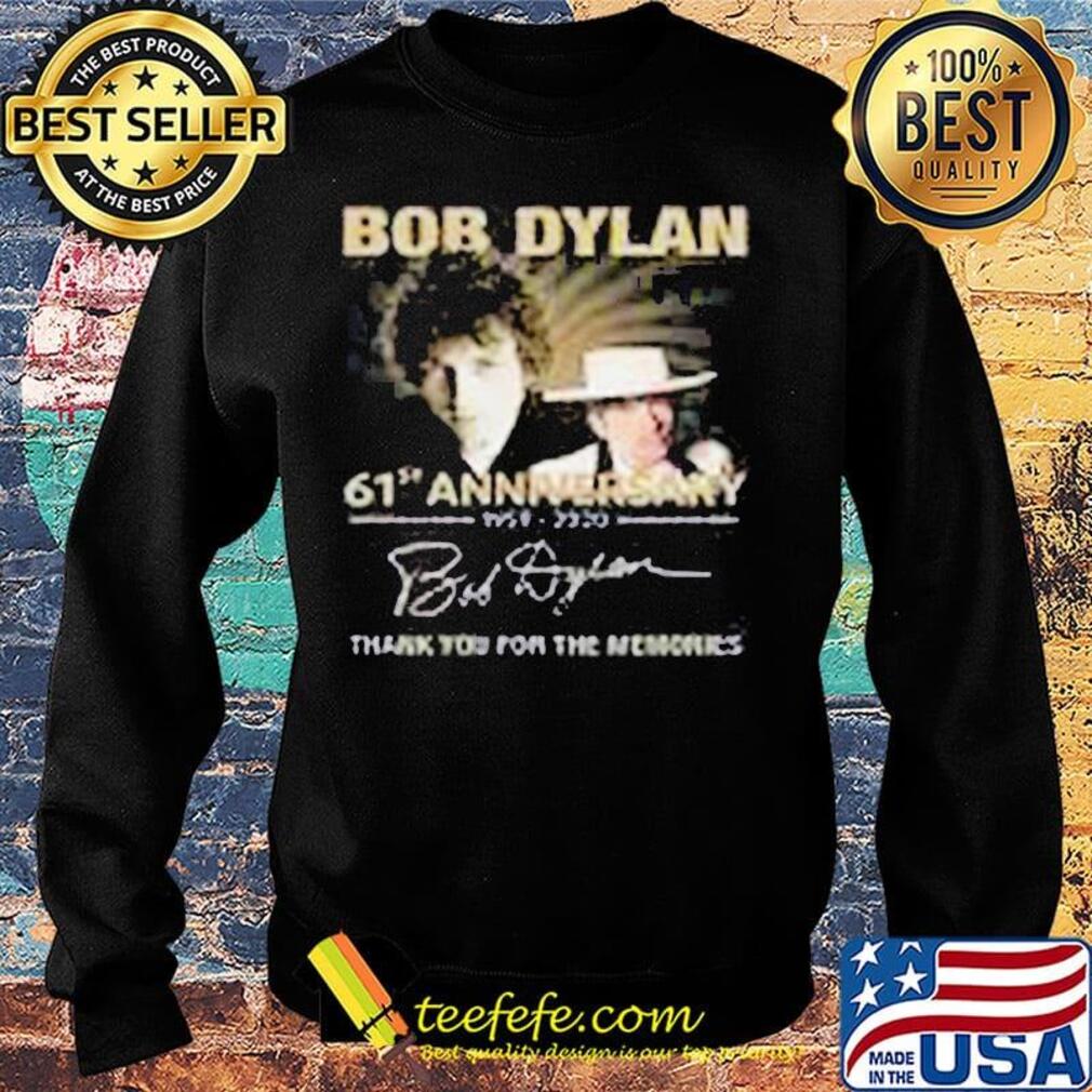 Bob dylan 61st anniversary 1959 2020 thank you for the memories signature lights s Sweater Bob dylan 61st anniversary 1959 2020 thank you for the memories signature lights s Sweater