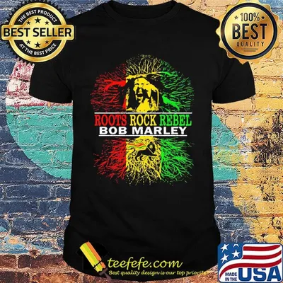 Bob marley roots rock rebel juneteenth black lives matter tree shirt