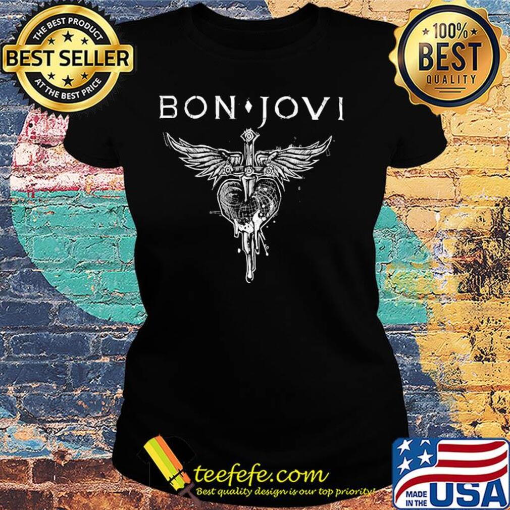 Bon Jovi rock band american livin on a prayer s Ladies tee Bon Jovi rock band american livin on a prayer s Ladies tee