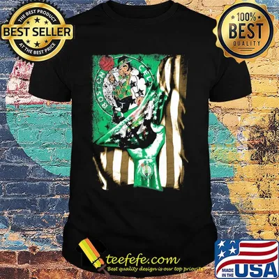 Boston celtics american flag independence day shirt