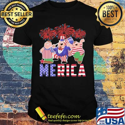 Brown haired dipper pines merica firework american flag independence day shirt