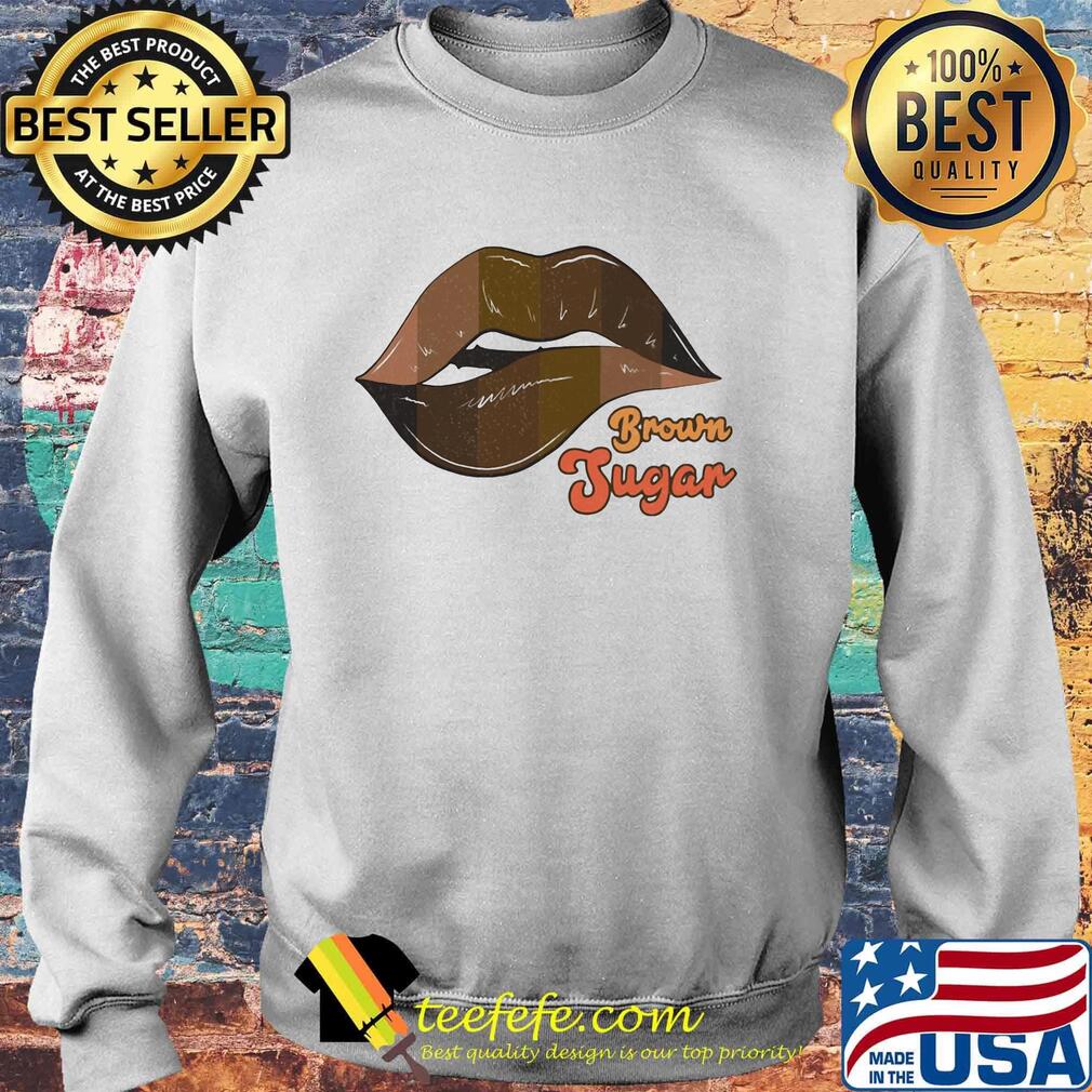 Brown Jugan Sexy Lips Shirt Sweater Brown Jugan Sexy Lips Shirt Sweater