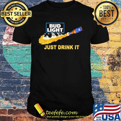 Bud light beer nike just drink it shirt