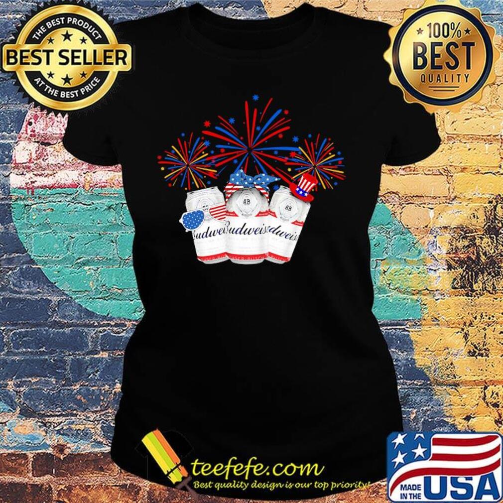 Budweiser beer firework america 4th of july independence day s Ladies tee Budweiser beer firework america 4th of july independence day s Ladies tee