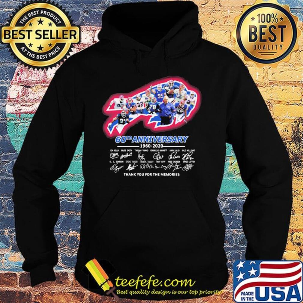 Buffalo bulls 60th anniversary 1960 2020 thank you for the memories signatures s Hoodie Buffalo bulls 60th anniversary 1960 2020 thank you for the memories signatures s Hoodie