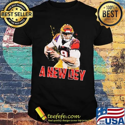 Burrow a new dey joe 9 cincinnati bengals football team shirt