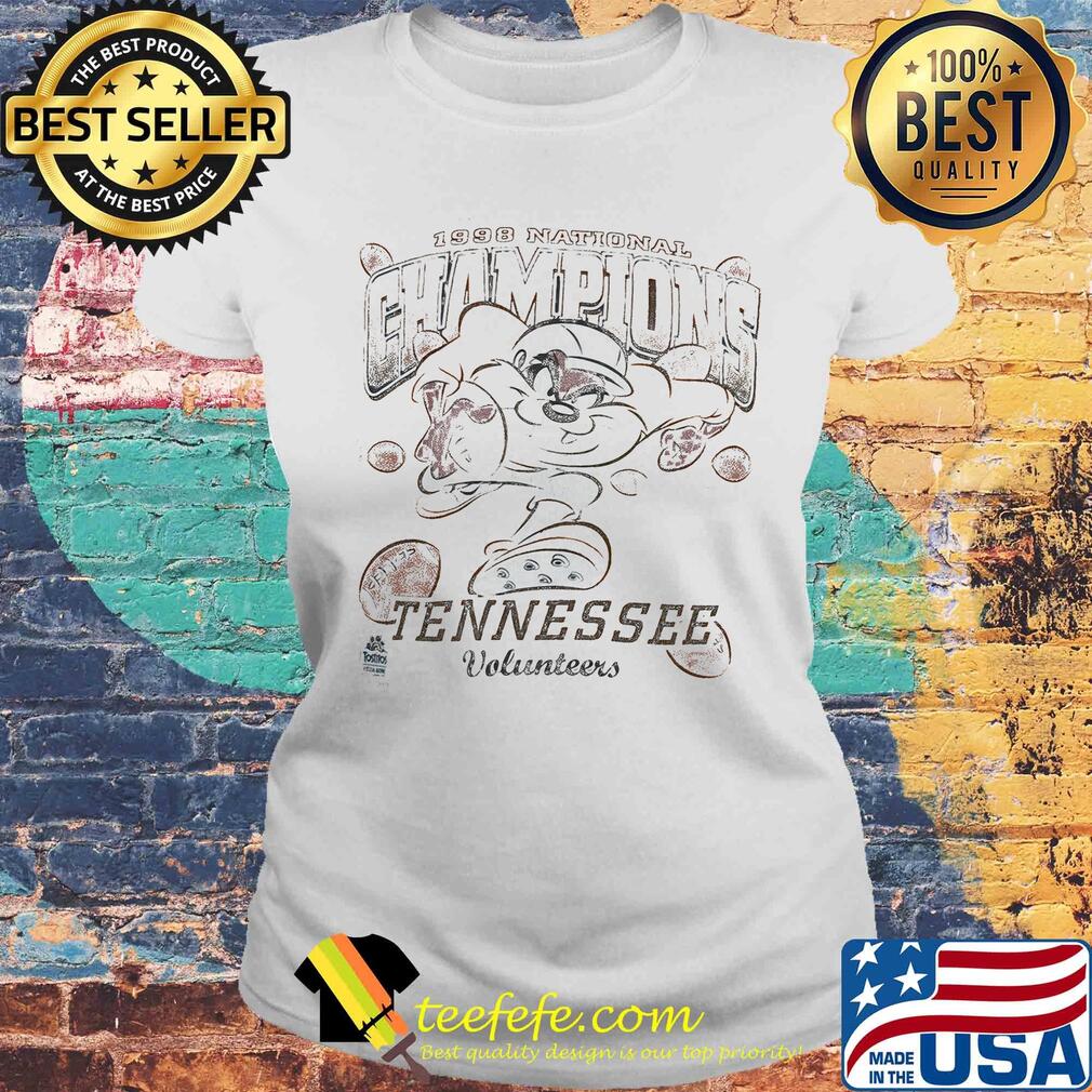 Cat 1999 national champions tennessee volunteers s Laides tee Cat 1999 national champions tennessee volunteers s Laides tee