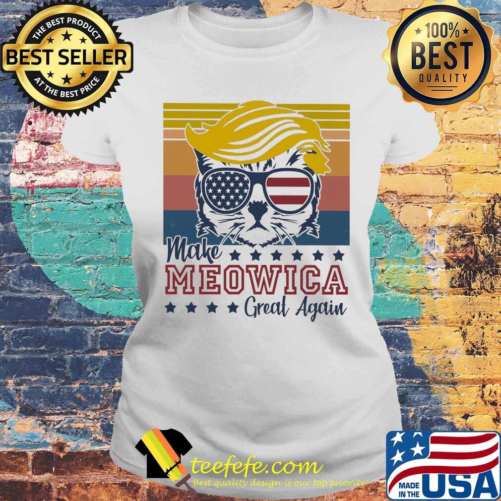 Cat donald trump make meowica great again american flag independence day vintage retro s Laides tee Cat donald trump make meowica great again american flag independence day vintage retro s Laides tee