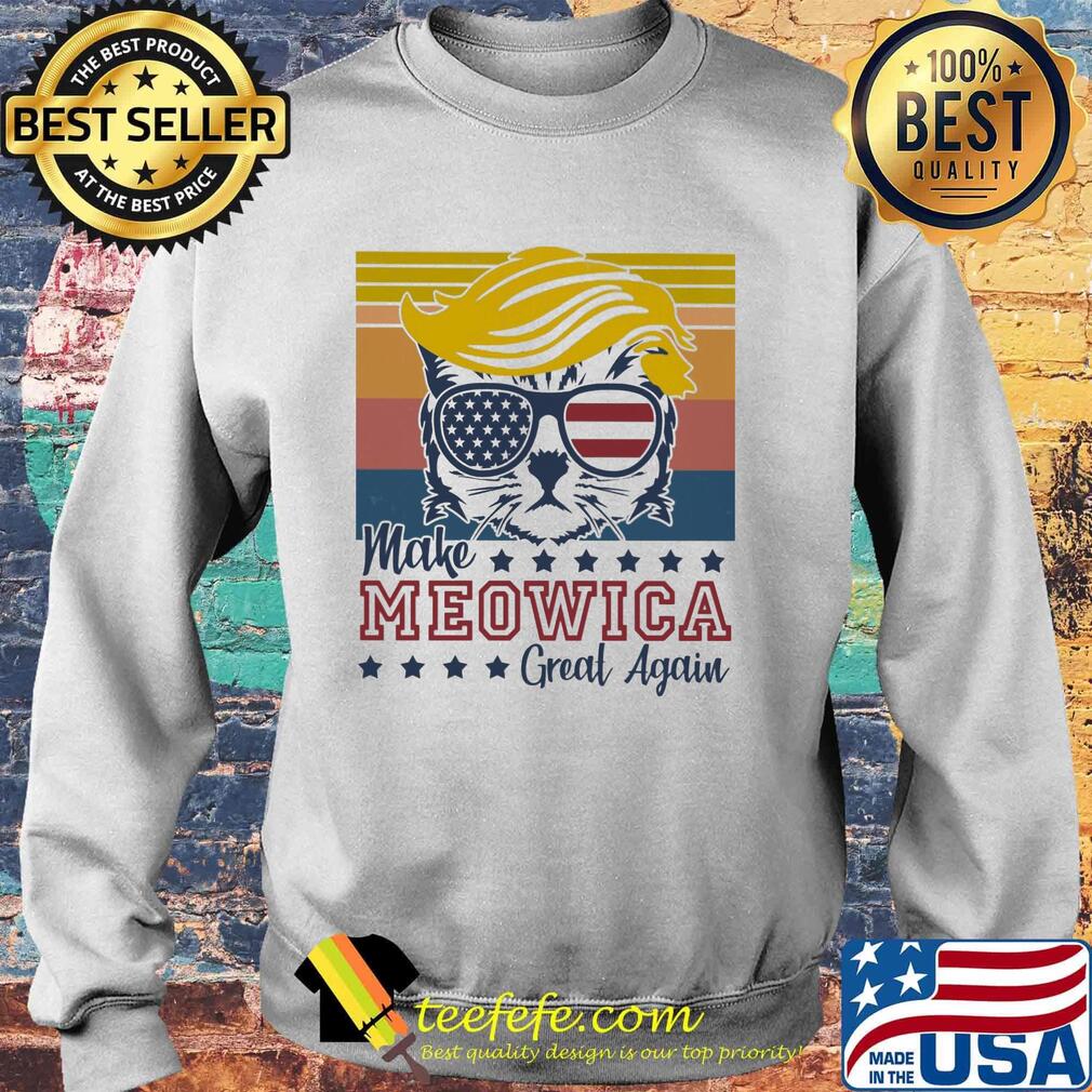 Cat donald trump make meowica great again american flag independence day vintage retro s Sweater Cat donald trump make meowica great again american flag independence day vintage retro s Sweater