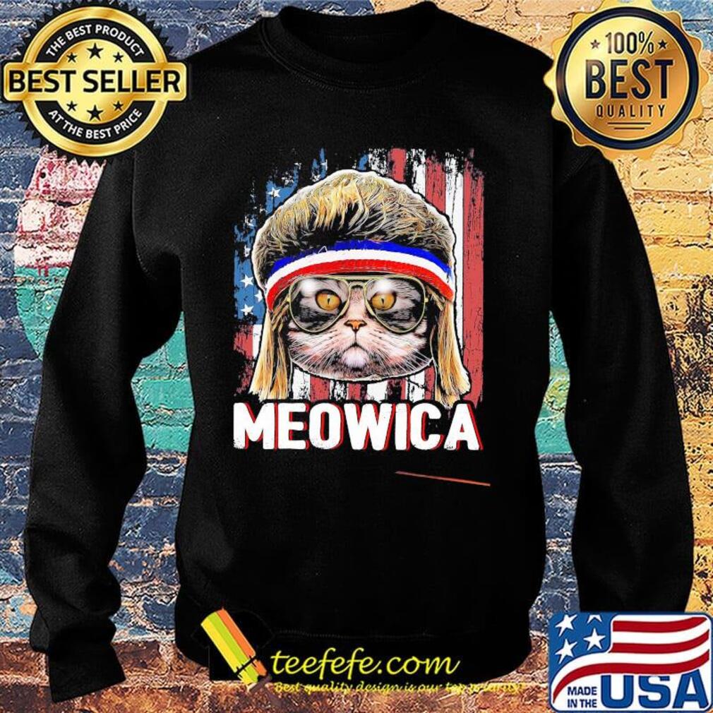 Cat meowica american flag independence day s Sweater Cat meowica american flag independence day s Sweater