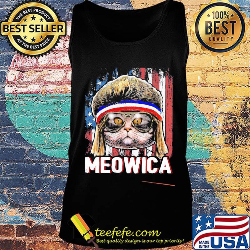 Cat meowica american flag independence day s Tank top Cat meowica american flag independence day s Tank top