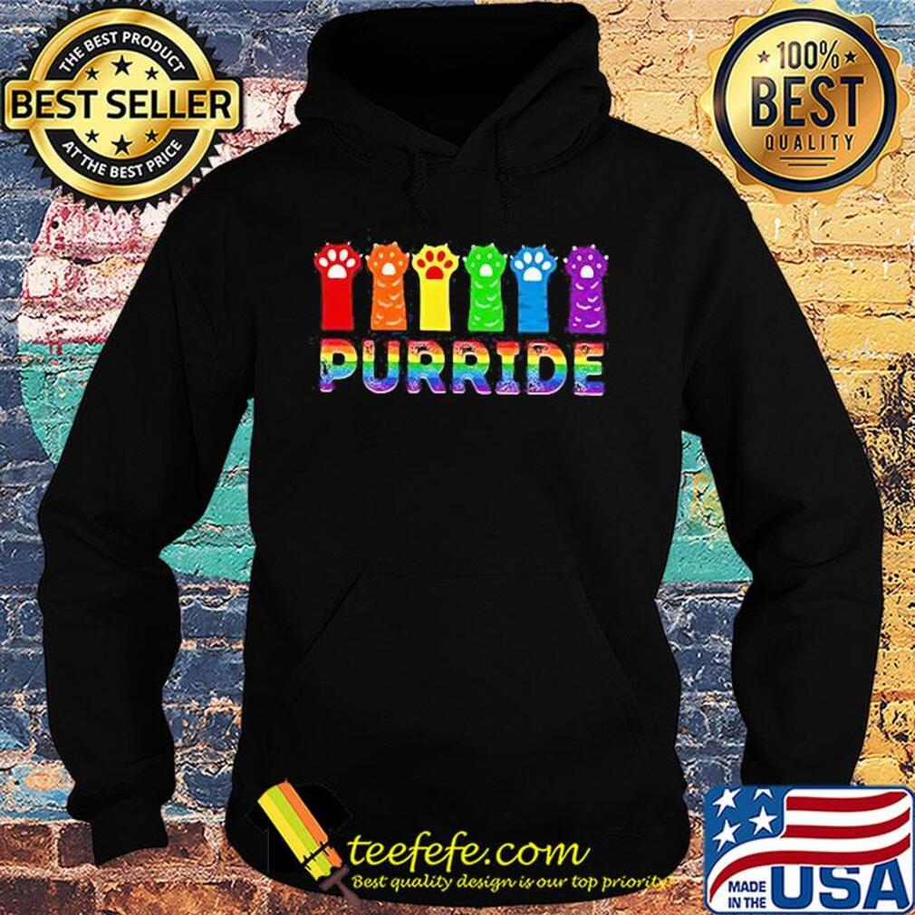 Cat paw purride LGBT s Hoodie Cat paw purride LGBT s Hoodie