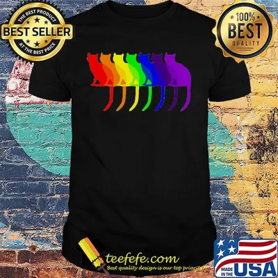 Cat Purride LGBTQ Cat Pride Shirt