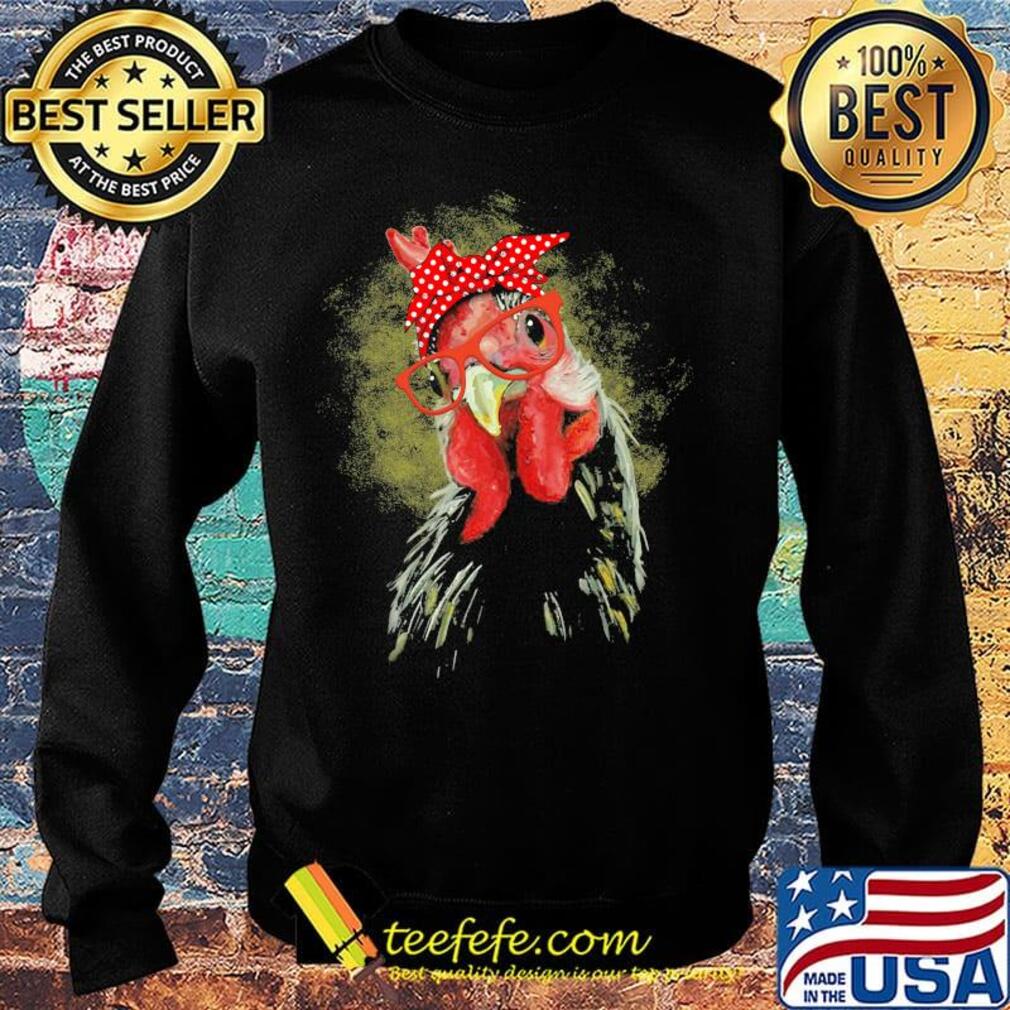 Chicken Face With Staring Eyes Shirt Sweater Chicken Face With Staring Eyes Shirt Sweater