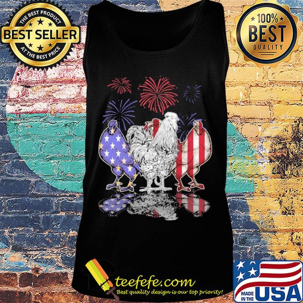 Chicken firework american flag independence day s Tank top Chicken firework american flag independence day s Tank top