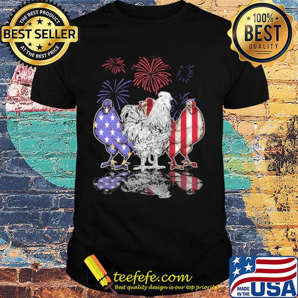 Chicken firework american flag independence day shirt Chicken firework american flag independence day shirt