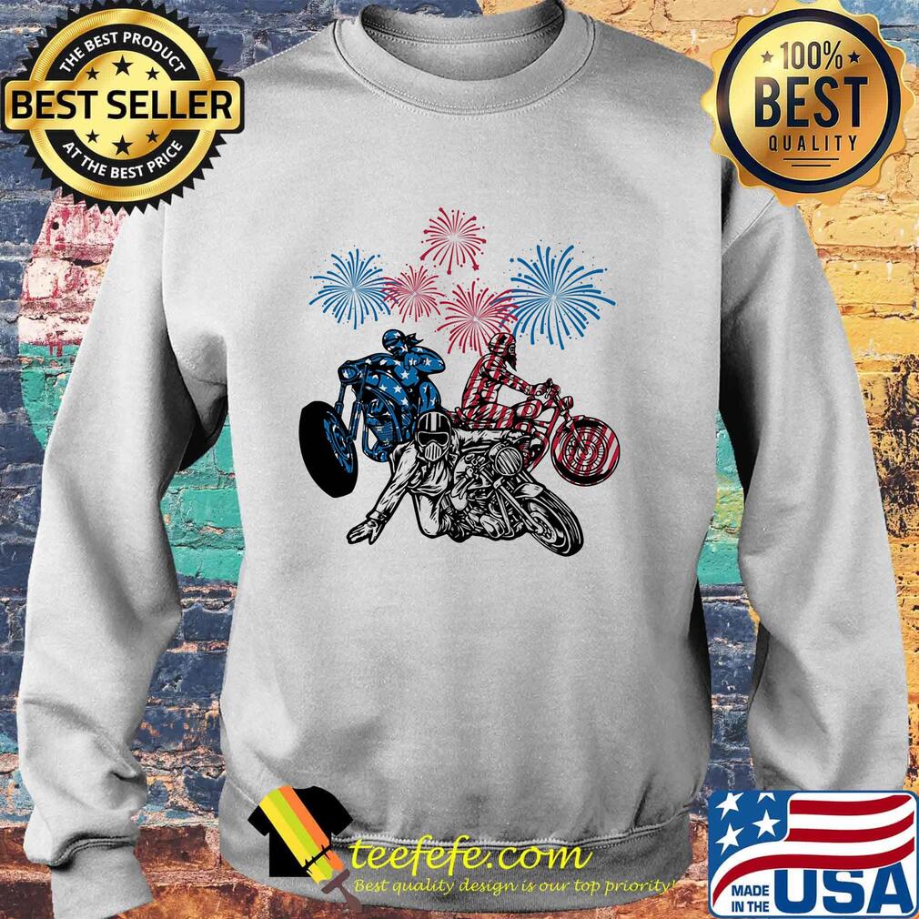 Chopper Riding America 4th Of July Independence Day Flag Shirt Sweater Chopper Riding America 4th Of July Independence Day Flag Shirt Sweater