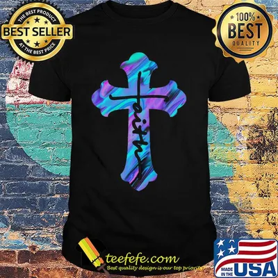 Christian cross faith jesus shirt