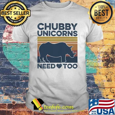 Chubby unicorns need too vintage retro shirt