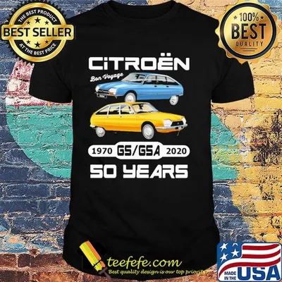 Citroen bon voyage 1970 gsgsa 2020 so years shirt