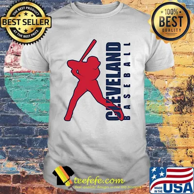 Cleveland indians baseball player shirt
