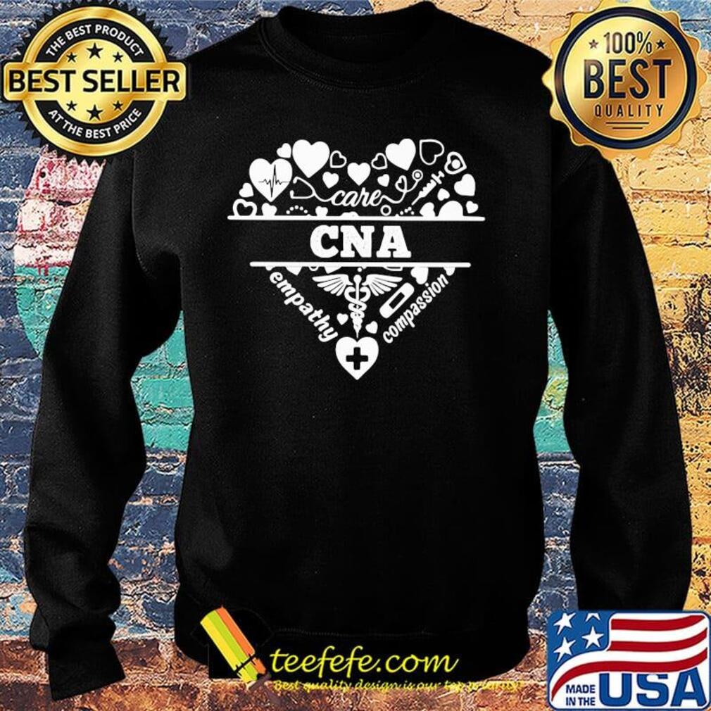 Cna care empathy compassion heartbeat heart s Sweater Cna care empathy compassion heartbeat heart s Sweater