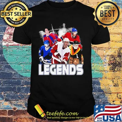 College ice hockey legends shirt
