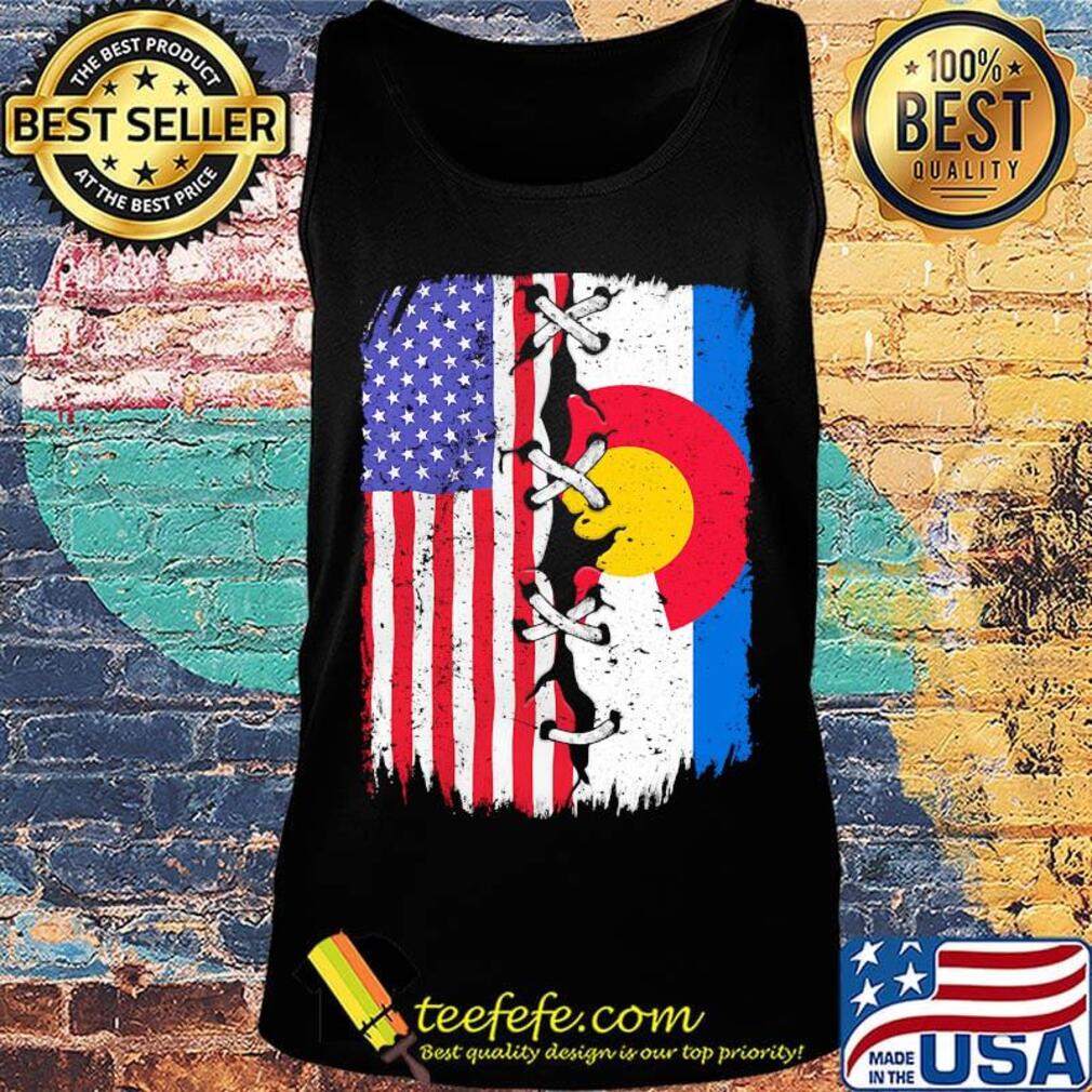 Colorado And American Flag Independence Day Shirt Tank top Colorado And American Flag Independence Day Shirt Tank top