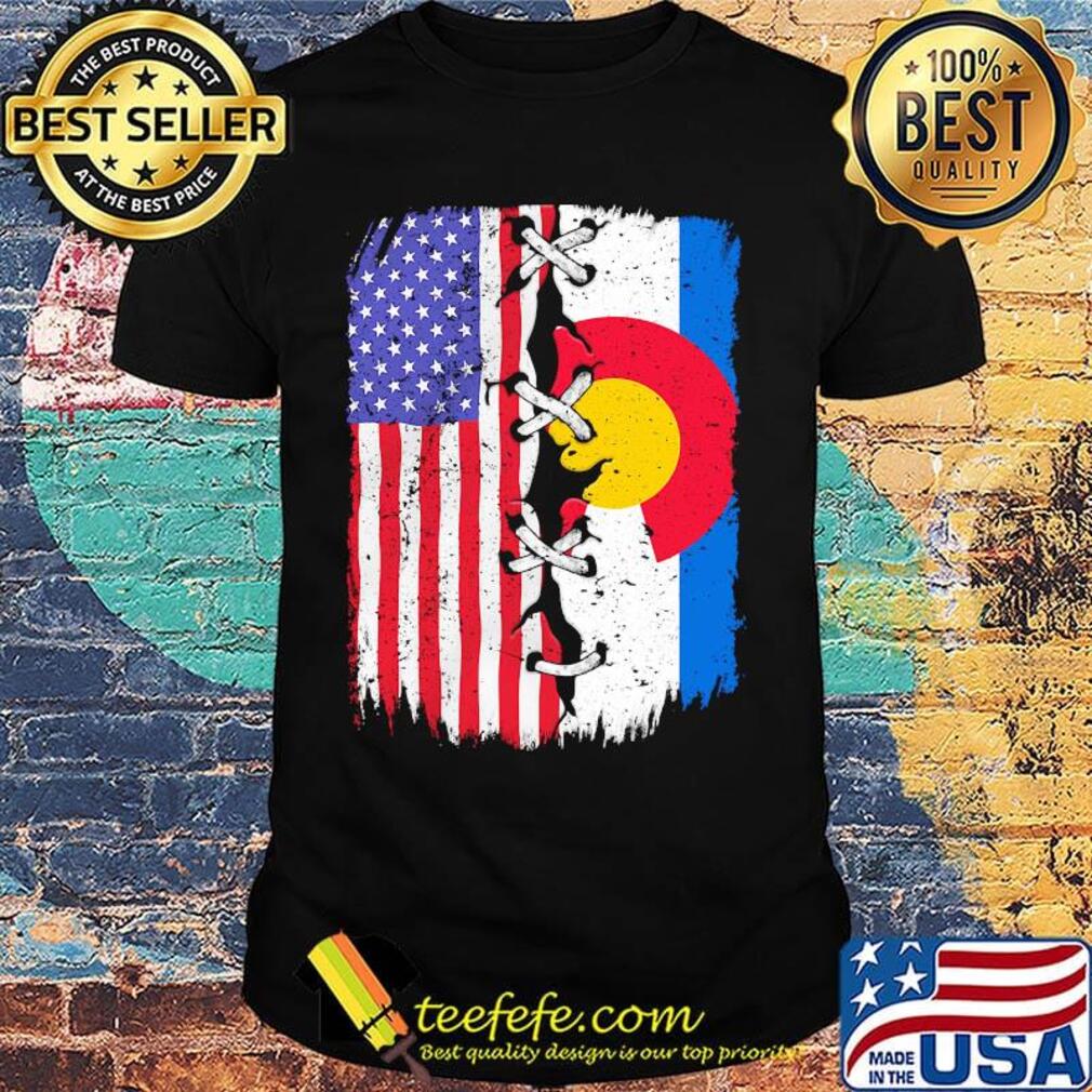 Colorado And American Flag Independence Day Shirt Colorado And American Flag Independence Day Shirt