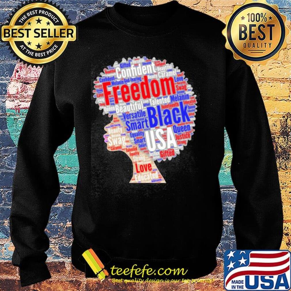 Confident caramel freedom versatile smart black queen USA s Sweater Confident caramel freedom versatile smart black queen USA s Sweater