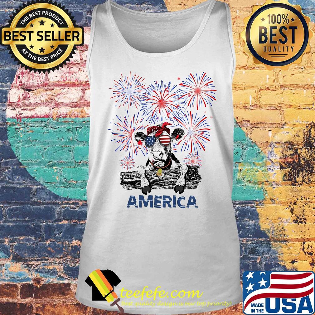 Cow america firework independence day s Tank top Cow america firework independence day s Tank top