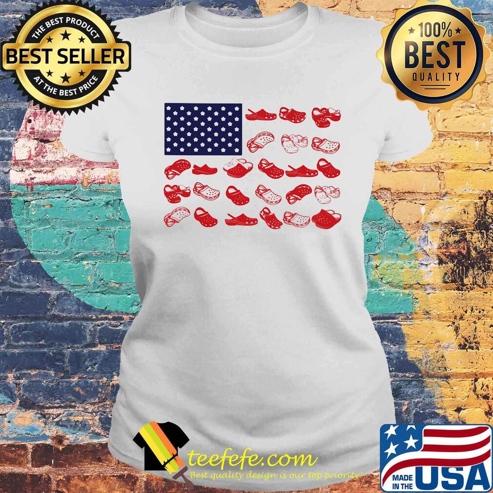 Crocs american flag independence day s Laides tee Crocs american flag independence day s Laides tee