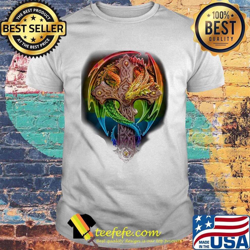 Cross Dragon LGBT Color Shirt
