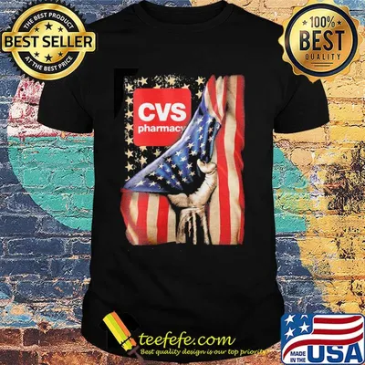 Cvs pharmacy american flag happy independence day shirt
