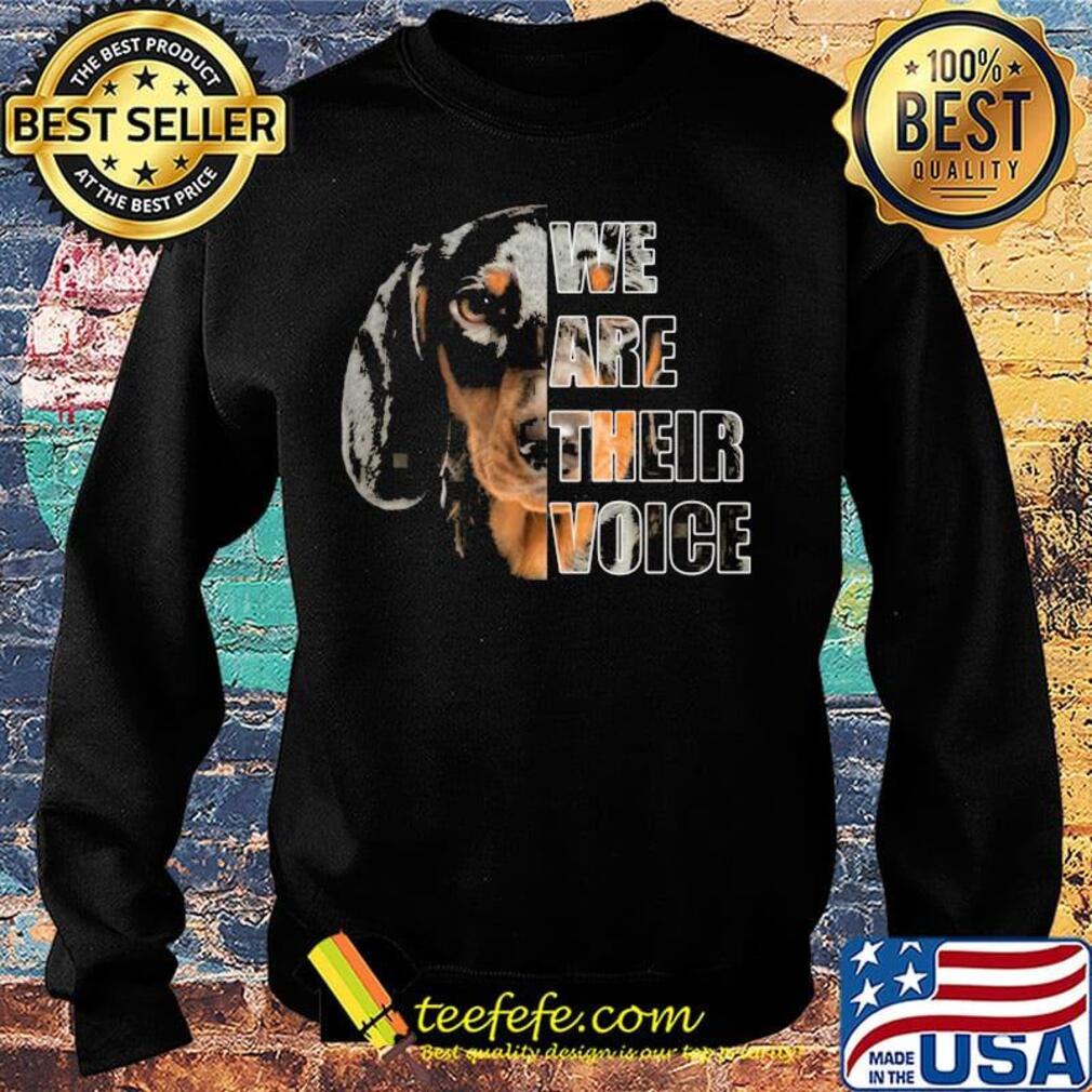 Dachshund we are their voice s Sweater Dachshund we are their voice s Sweater