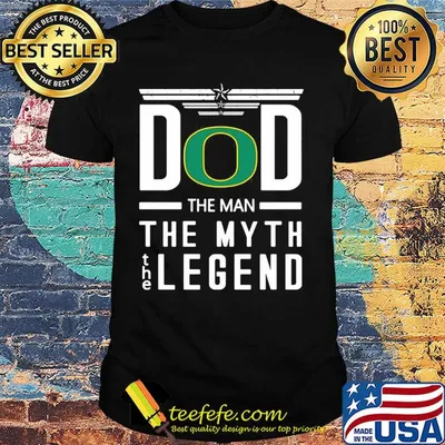 Dad the man the myth the legend oregon ducks happy father's day shirt