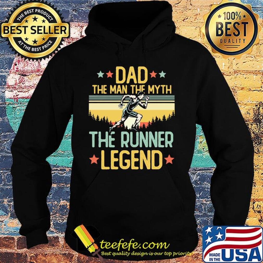 Dad the man the myth the runner legend happy fathers day stars vintage retro s Hoodie Dad the man the myth the runner legend happy fathers day stars vintage retro s Hoodie