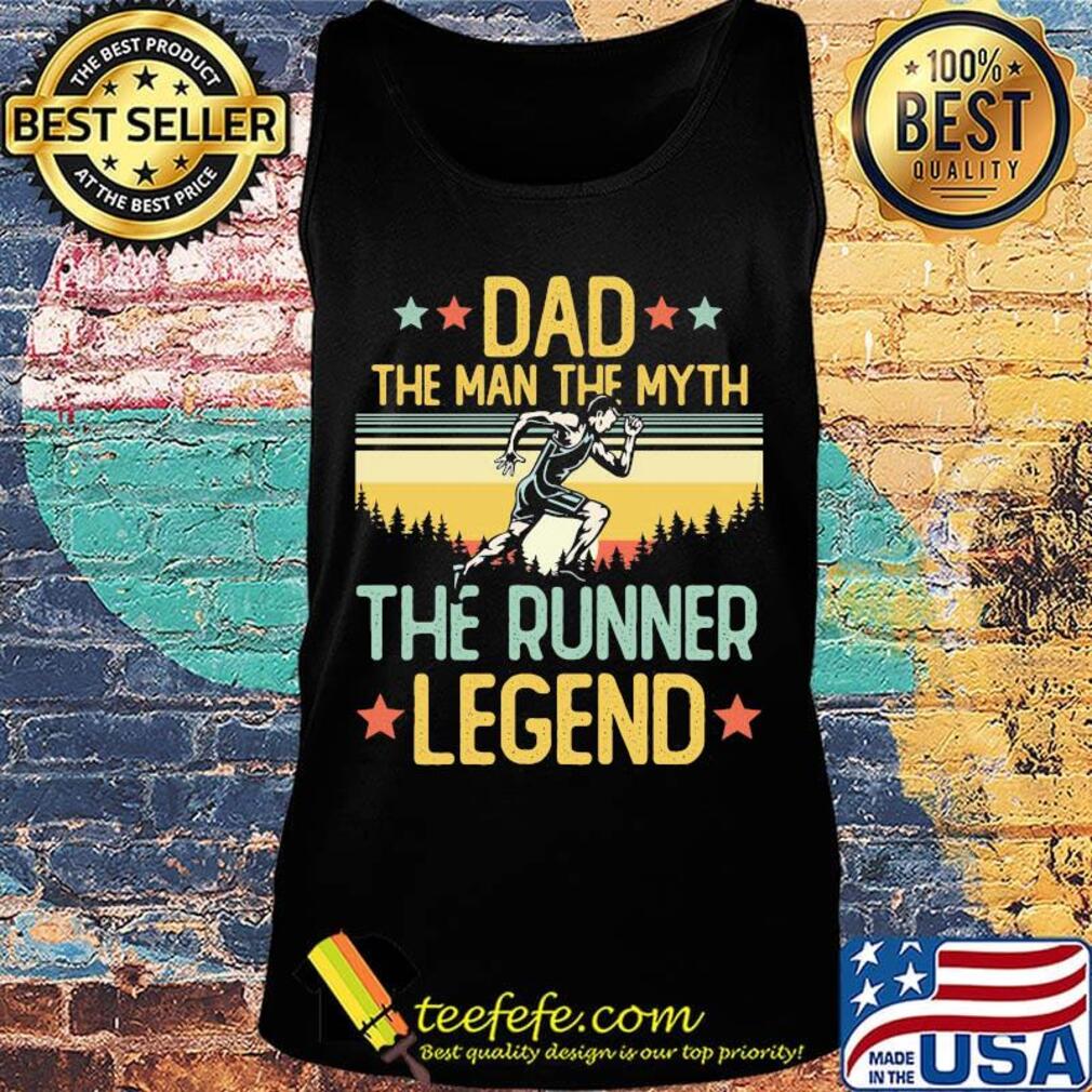 Dad the man the myth the runner legend happy fathers day stars vintage retro s Tank top Dad the man the myth the runner legend happy fathers day stars vintage retro s Tank top